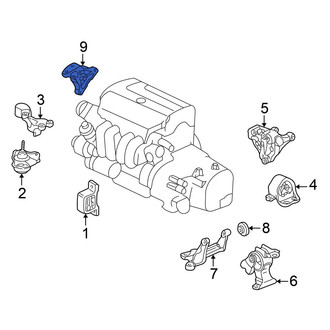 Honda OE - Engine Mount Support Bracket