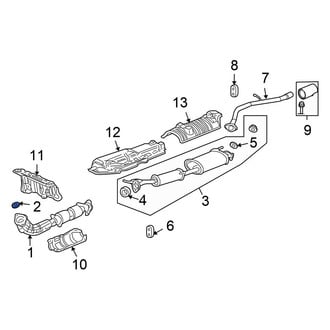 Honda OE - Exhaust Muffler Gasket