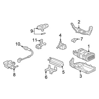 Honda OE - Emission System - Emission Components