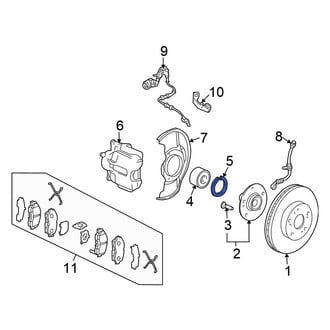 Honda OE - Wheel Bearing Snap Ring