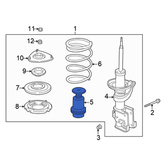 Honda OE - Front Coil Spring Damper