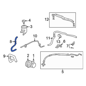 Honda OE - Power Steering Return Hose