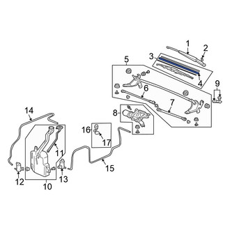 Honda OE - Front Wiper Blade Refill