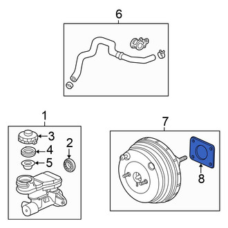 Honda OE - Power Brake Booster Gasket