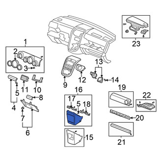 Honda OE - Rear Speaker Cover Clip