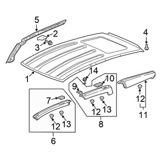 Honda OE - Roof - Exterior Trim