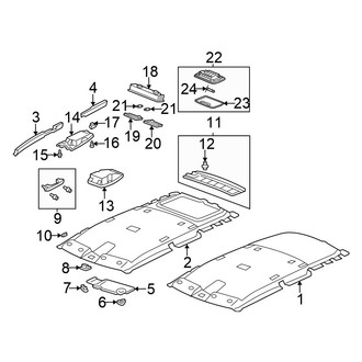 Honda OE - Roof - Interior Trim