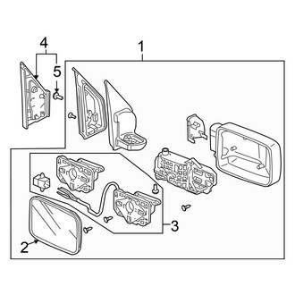 Honda OE - Front Door - Outside Mirrors