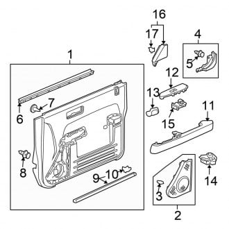 2008 Honda Element Door Moldings | Side, Edge, Belt – CARiD.com