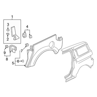 Honda OE - Quarter Panel - Exterior Trim