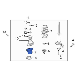 Honda OE - Rear Suspension Strut Bellows