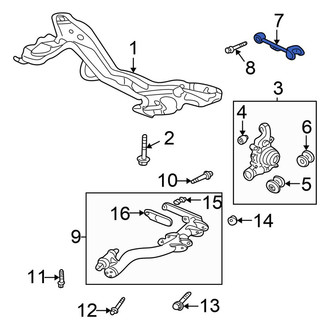 Honda OE - Rear Right Lower Suspension Control Arm
