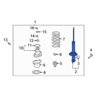 Honda OE - Front Right Suspension Strut