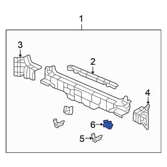 Honda OE - Left Rear Body Panel Reinforcement Bracket