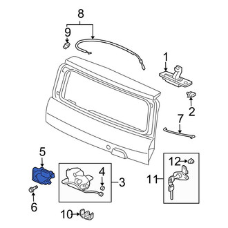 Honda OE - Rear Liftgate Lock Actuator