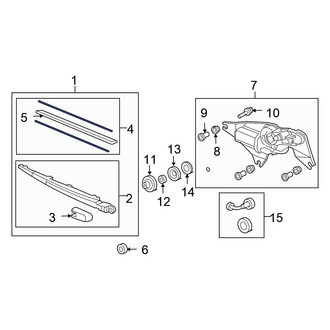 Honda OE - Rear Wiper Blade