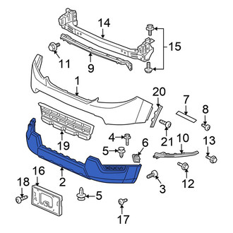 Honda OE - Front Lower Bumper Cover