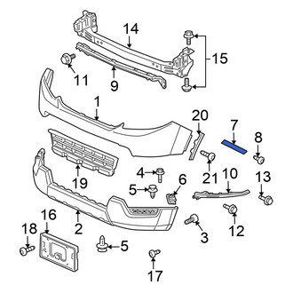 Honda OE - Front Left Bumper Cover Stay
