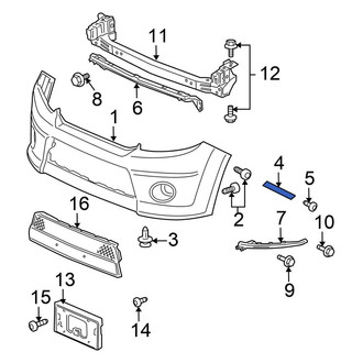 Honda OE - Front Right Bumper Cover Stay