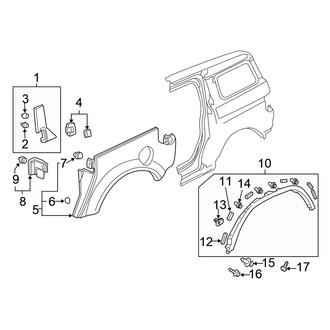 Honda OE - Quarter Panel - Exterior Trim