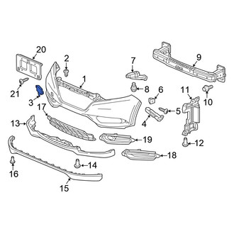 Honda OE - Front Tow Eye Cap