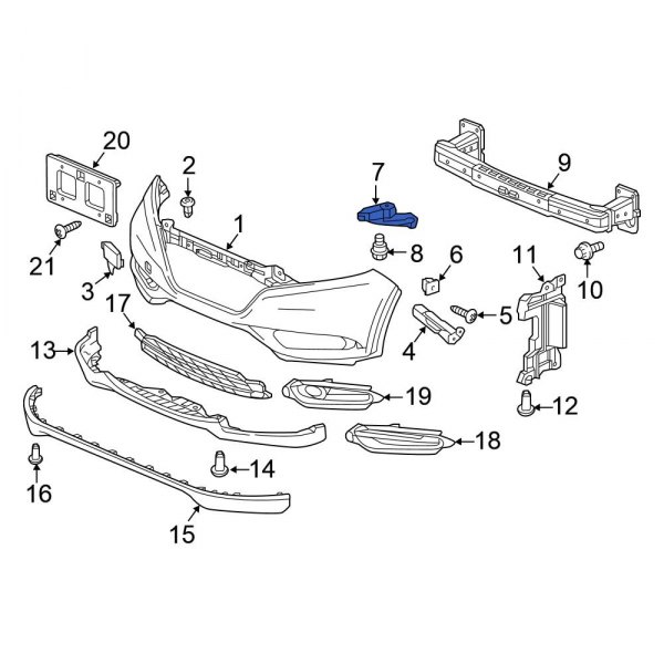 Bumper Cover Brace