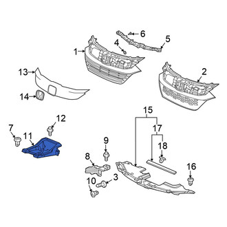 Honda OE - Front Grille Reinforcement
