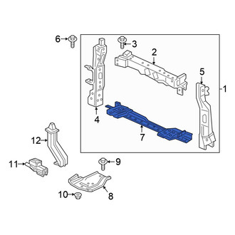 Honda OE - Front Lower Radiator Support Tie Bar