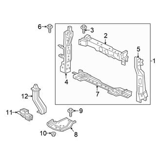 Honda OE - Front Radiator Support Panel
