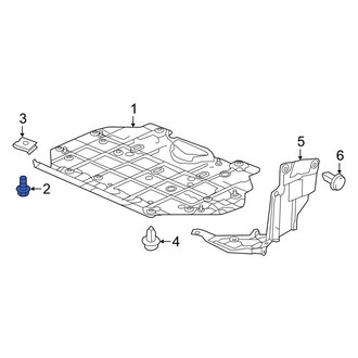Honda OE - Rear Bumper Cover Screw