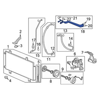 Honda OE - A/C Refrigerant Discharge Hose