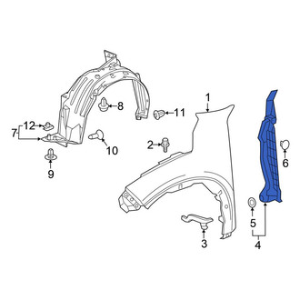 Honda OE - Front Right Fender Insulator