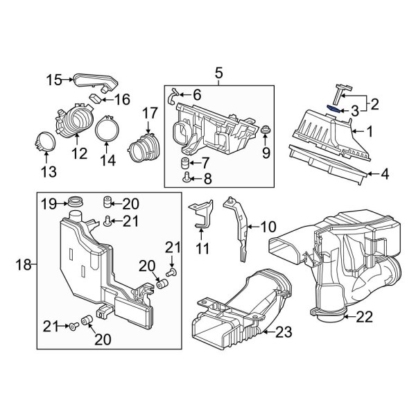 Honda OE 37985RADL11 Mass Air Flow Sensor Seal