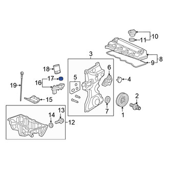 Honda OE - Engine Oil Strainer Gasket