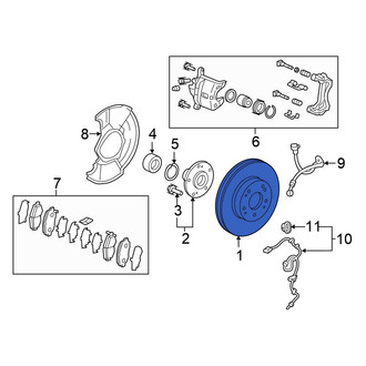 Honda OE - Front Disc Brake Rotor