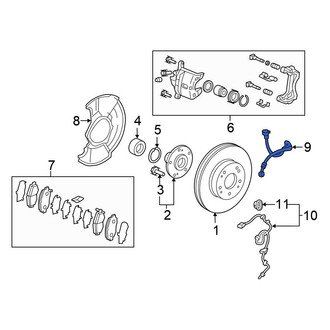 Honda OE - Front Right Brake Hydraulic Hose
