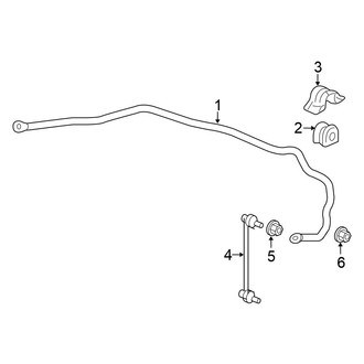 Honda OE - Front Suspension - Stabilizer Bar & Components