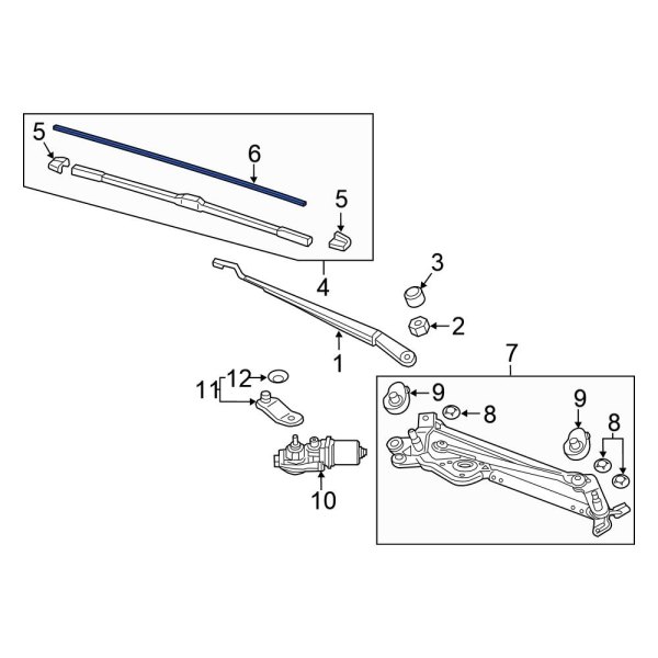 Windshield Wiper Blade Refill