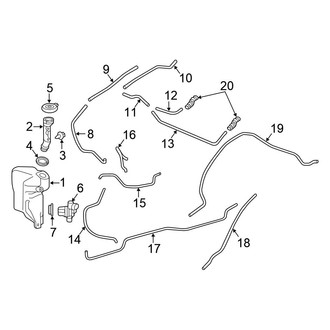Honda OE - Windshield - Wiper & Washer Components (Washer Components)