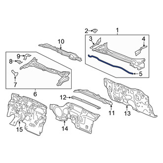 Honda OE - Front Cowl Cover Seal
