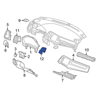 Honda OE - Center Dashboard Air Vent