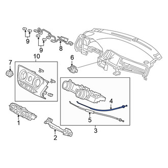 Honda OE - HVAC Blower Control Cable