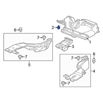 Honda OE - Deck Lid Trim Clip