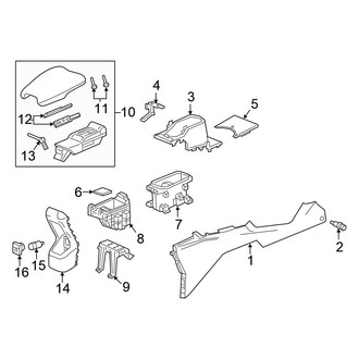 Honda OE - Center Console (Lower Components)