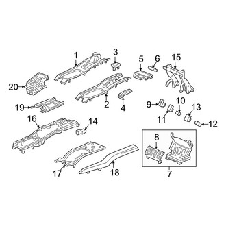 Honda OE - Center Console (Upper Components)