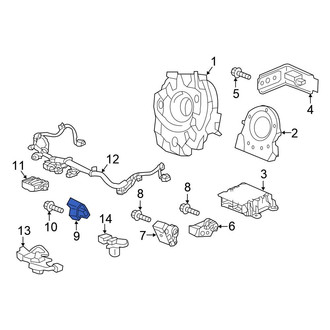 Honda OE - Rear Air Bag Impact Sensor