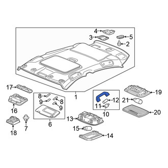 Honda OE - Rear Interior Grab Bar