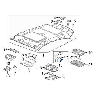 Honda OE - Interior Grab Bar Cap