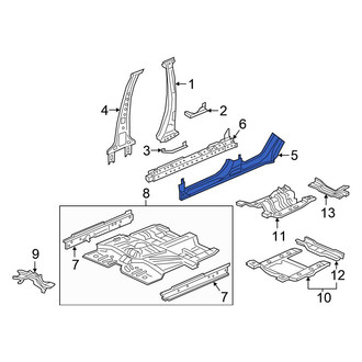 Honda OE - Left Outer Rocker Panel