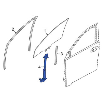Honda OE - Front Left Window Regulator